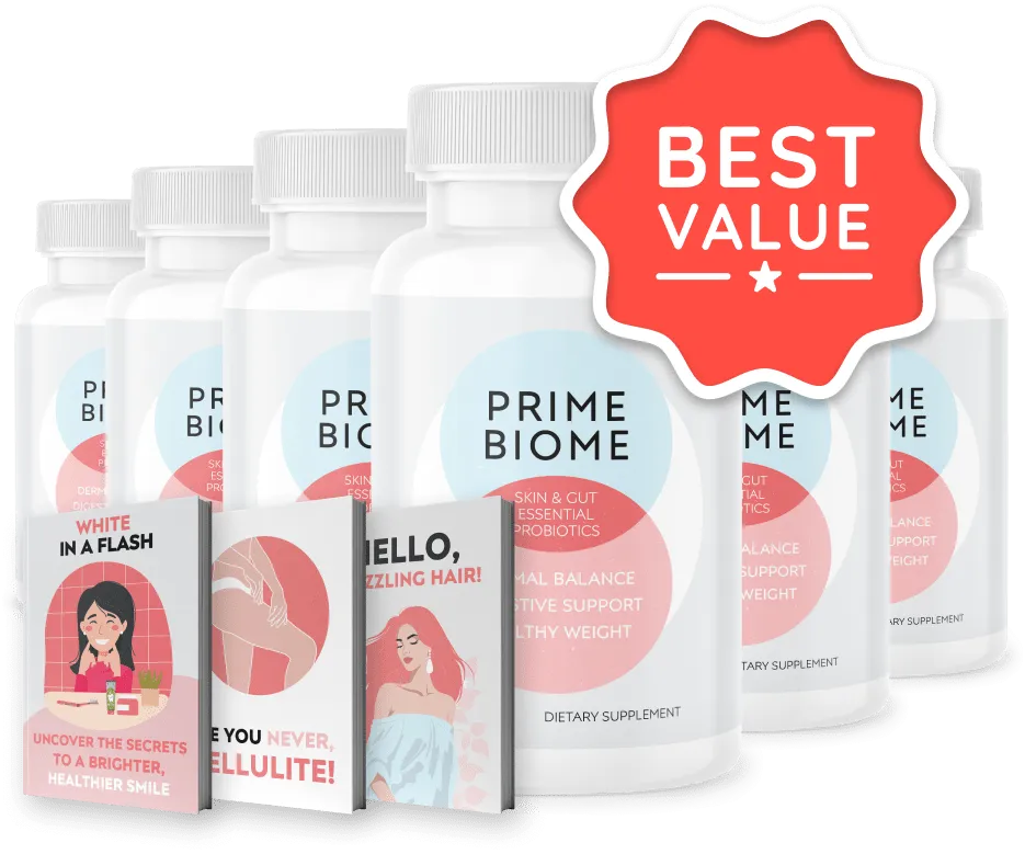 PrimeBiome 6 Bottles