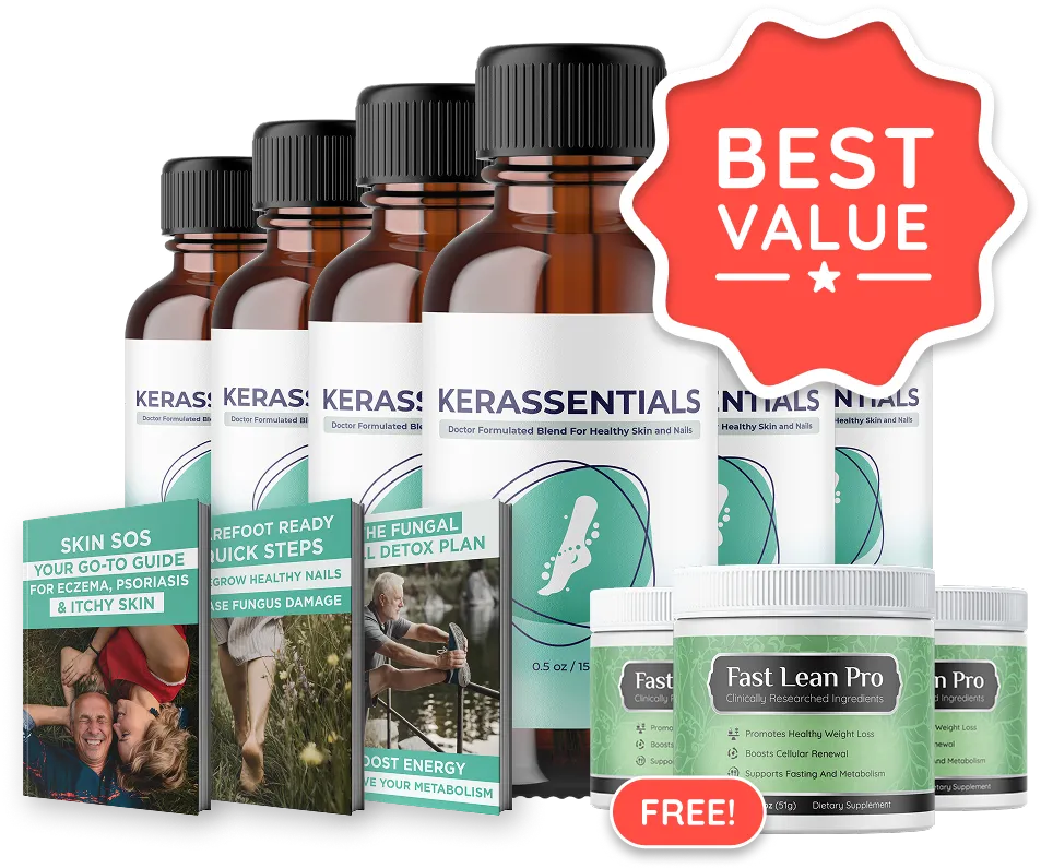 Kerassentials 6 bottle best value pack